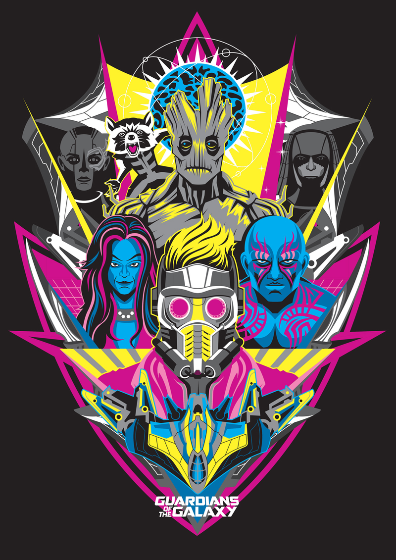 Illustration for article titled There are a lot of fan-made posters for Guardians Of The Galaxy already